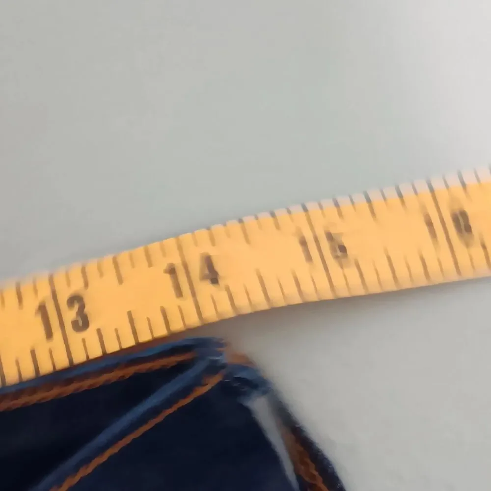 Old Navy Rockstar Skinny Jeans Women Size 4 Tall Dark Blue Denim Cotton Mid Rise - Picture 5 of 7